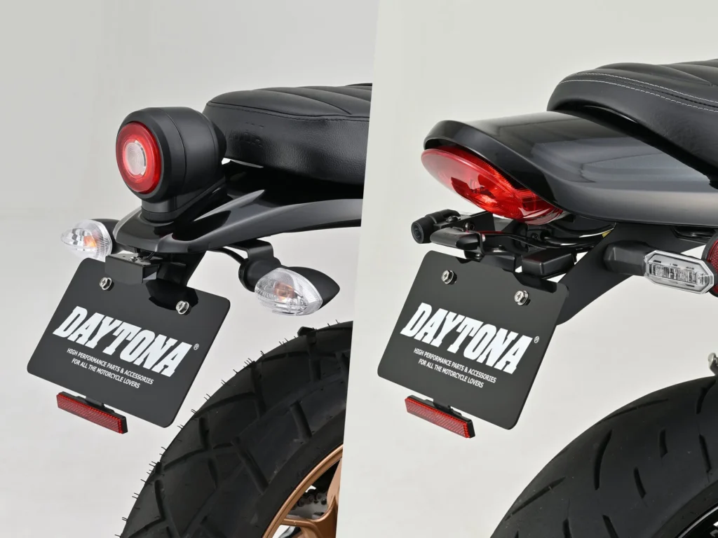 デイトナからXSR155(’20~’26)とZ900RS SE(’26)用のLEDフェンダーレスキットが新登場