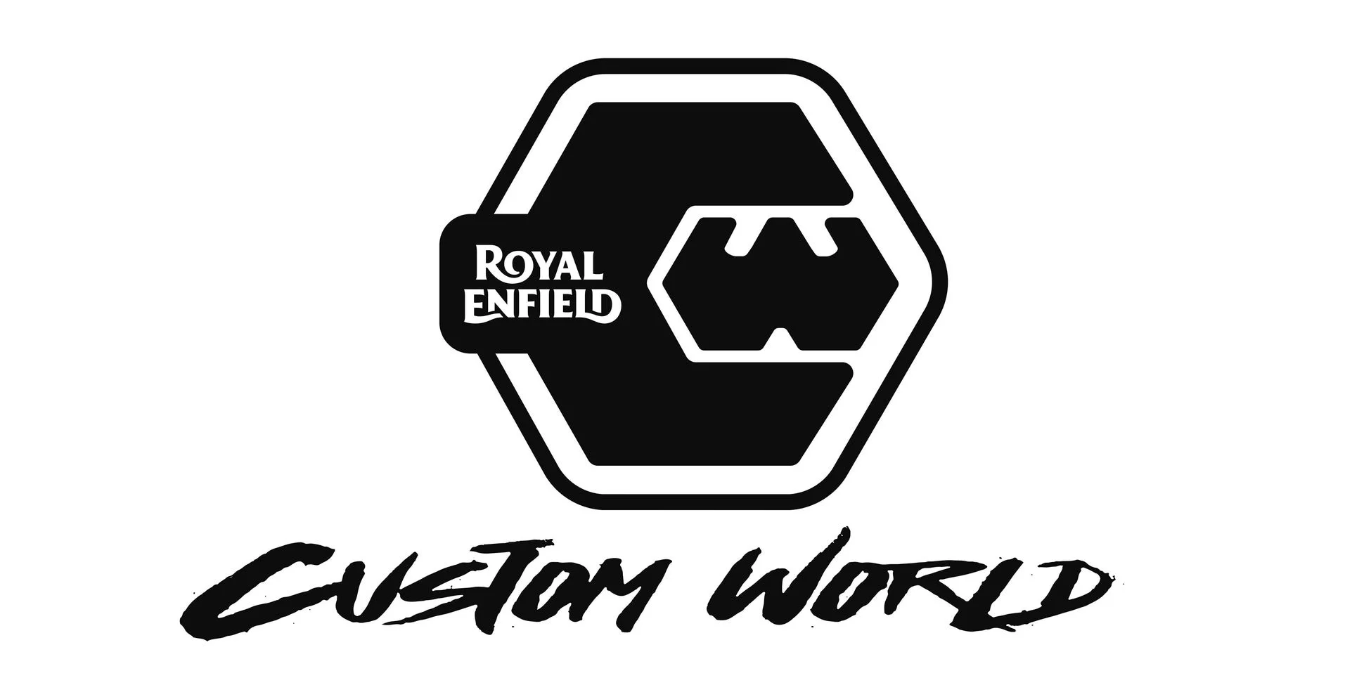 ROYAL ENFIELD CUSTOM WORLDロゴ
